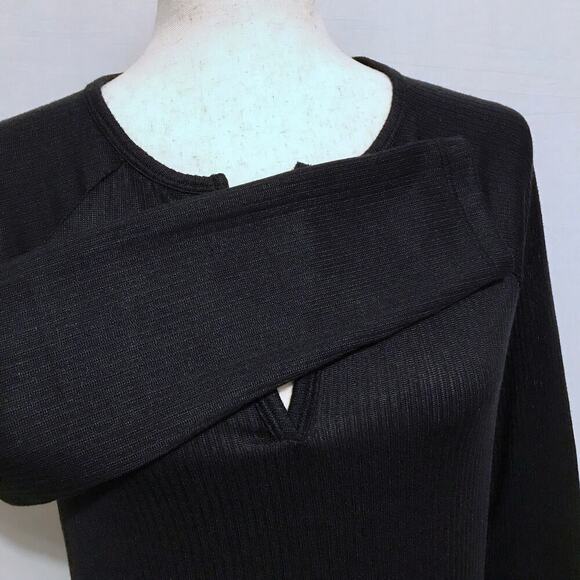 Jenni NWT Black Long Sleeves Sleepwear Top Women S - Picture 4 of 9